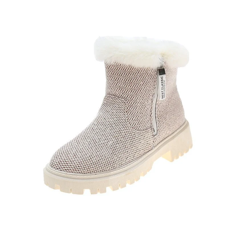 Handmade Plush Warm Snow Boots 2021 New Women's Winter Boots Thick Sole High-Top Women Shoes Ladies Fashion Zipper Sequins Boots
Handmade Plush Warm Snow Boots 2021 New Women's Winter Boots Thick Sole High-Top Women Shoes Ladies Fashion Zipper Sequins Boots