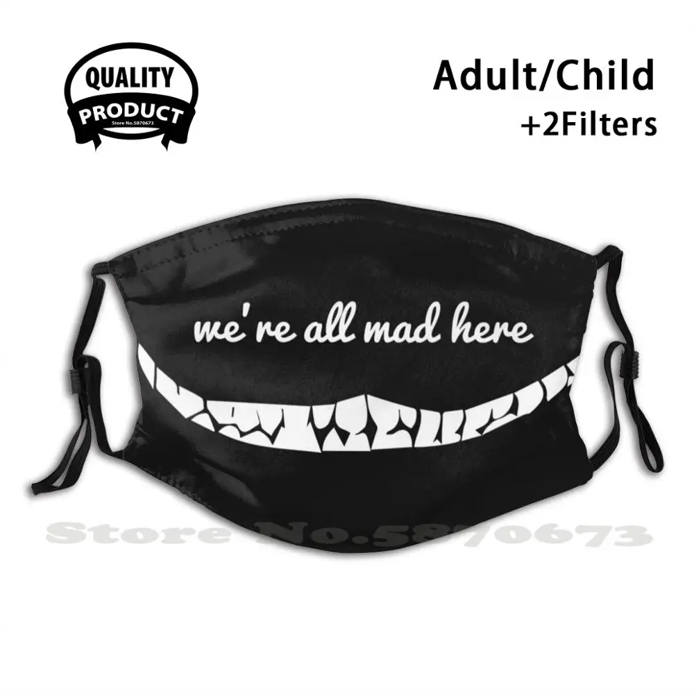 Cat Smile - Mad Smile And Quote Funny Cool Cloth Mask Cheshire Quote Alice Cat Animal 19 Funny Mouth Best Selling Tranding Cats
Cat Smile - Mad Smile And Quote Funny Cool Cloth Mask Cheshire Quote Alice Cat Animal 19 Funny Mouth Best Selling Tranding Cats