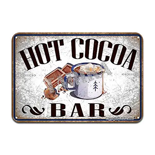 Hot Cocoa Bar Iron Poster Painting Tin Sign Vintage Wall Decor for Cafe Bar Pub Home Beer Decoration Crafts
Hot Cocoa Bar Iron Poster Painting Tin Sign Vintage Wall Decor for Cafe Bar Pub Home Beer Decoration Crafts