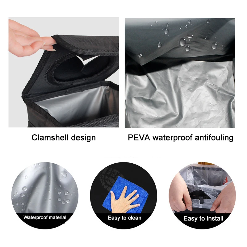 Areyourshop Car Cans Trash Bag LeakProof Bin Holder Storage Box Automotive Garbage Cans Universal Auto For Audi For Ford Parts
Areyourshop Car Cans Trash Bag LeakProof Bin Holder Storage Box Automotive Garbage Cans Universal Auto For Audi For Ford Parts