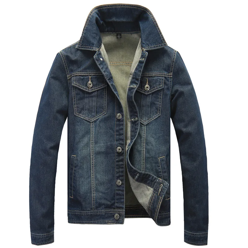 2020 autumn and winter new men's denim jackets Long sleeve retro thick slim fit cowboy coat Trendy brand Fashion all-match top
2020 autumn and winter new men's denim jackets Long sleeve retro thick slim fit cowboy coat Trendy brand Fashion all-match top