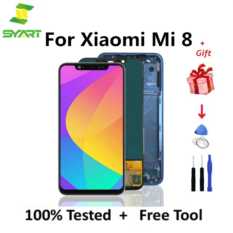 ЖК-экран для Xiaomi Mi 8 Mi8, ЖК-дисплей, сенсорный экран, сменный дигитайзер в сборе для Xiaomi Mi 8 M1803E1A, ЖК-экран
ЖК-экран для Xiaomi Mi 8 Mi8, ЖК-дисплей, сенсорный экран, сменный дигитайзер в сборе для Xiaomi Mi 8 M1803E1A, ЖК-экран
