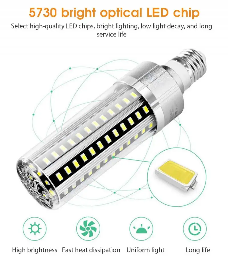 25/35/50W LED E27 Corn Light High Power 50W 265V Warehouse Garage Indoor Lighting Energy Saving Outdoor Living Home Decoration
25/35/50W LED E27 Corn Light High Power 50W 265V Warehouse Garage Indoor Lighting Energy Saving Outdoor Living Home Decoration