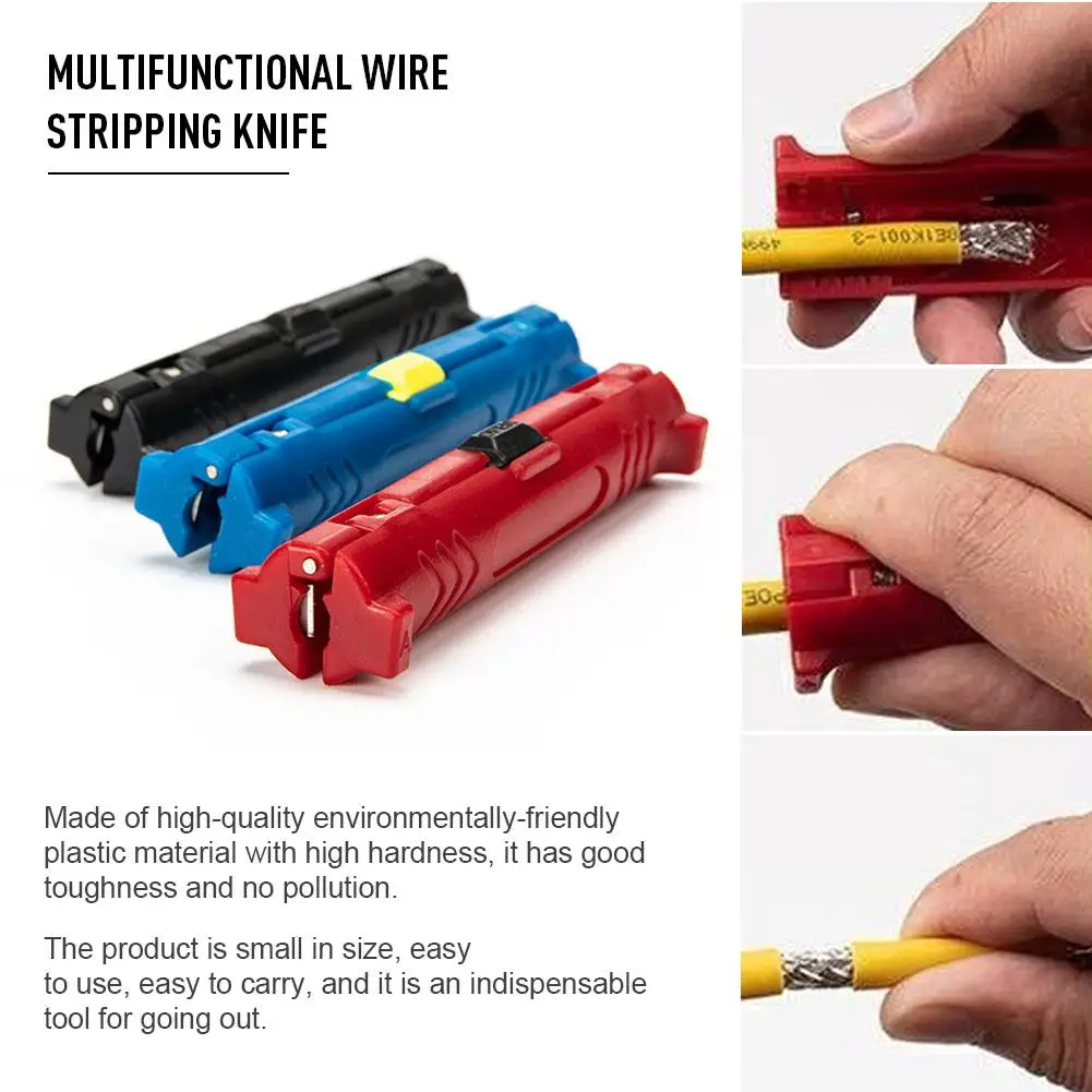 Multi-function Electric Wire Stripper Pen Rotary Coaxial Wire Cable Pen Cutter Stripping Machine Pliers Tool for Cable Puller To
Multi-function Electric Wire Stripper Pen Rotary Coaxial Wire Cable Pen Cutter Stripping Machine Pliers Tool for Cable Puller To