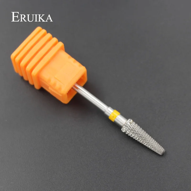 Eruika 1 шт. XF Размеры карбида ногтей Бурильное сверло 3/32 "ног кутикулы чистый Burr