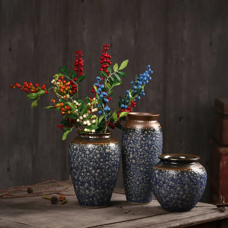 Nordic Flower Vase Home Decorations Retro Jingdezheng Glaze Vases for Flowers Clay Pot Hydroponics Floral Ornaments Decoration
Nordic Flower Vase Home Decorations Retro Jingdezheng Glaze Vases for Flowers Clay Pot Hydroponics Floral Ornaments Decoration
