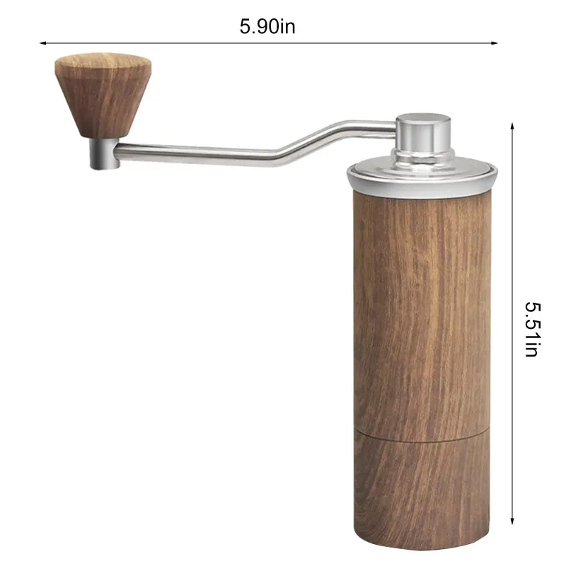 50MM Aluminum Manual Coffee Grinder Stainless Steel Burr Grinder Conical Coffe Bean Miller Manual Coffee Milling Machine 
50MM Aluminum Manual Coffee Grinder Stainless Steel Burr Grinder Conical Coffe Bean Miller Manual Coffee Milling Machine