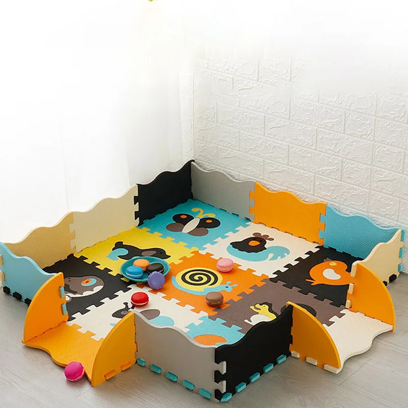 25 Piece Foam Mat with Fence Baby Puzzle Jigsaw Floor Mats Crawling Carpet Pad Kids Educational Toys Activity Pad
25 Piece Foam Mat with Fence Baby Puzzle Jigsaw Floor Mats Crawling Carpet Pad Kids Educational Toys Activity Pad