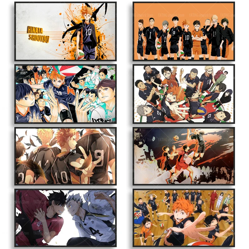 Japanese anime "Volleyball Boy" poster anime characters HD print wall art Canvas painting modern home living room decoration mur
Japanese anime "Volleyball Boy" poster anime characters HD print wall art Canvas painting modern home living room decoration mur