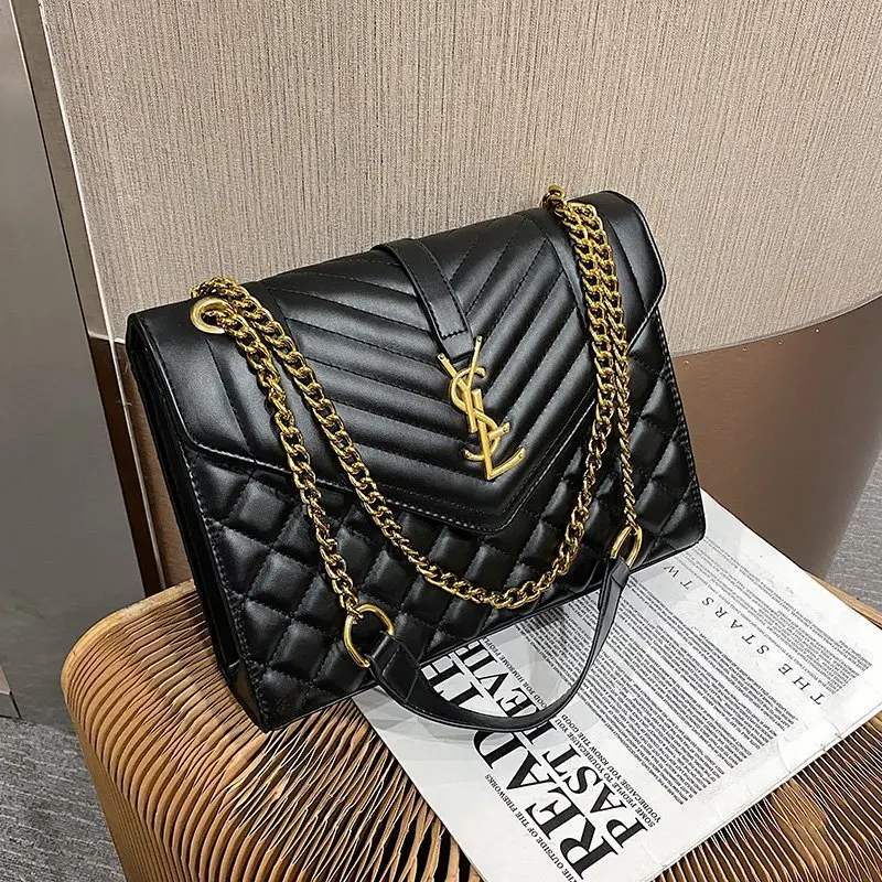 Chic Handbags and Purses Crossbodyluxury Designer Bag with Chains Women Shoulder Bag Diamond Lattice Print Messenger 2021 New
Chic Handbags and Purses Crossbodyluxury Designer Bag with Chains Women Shoulder Bag Diamond Lattice Print Messenger 2021 New