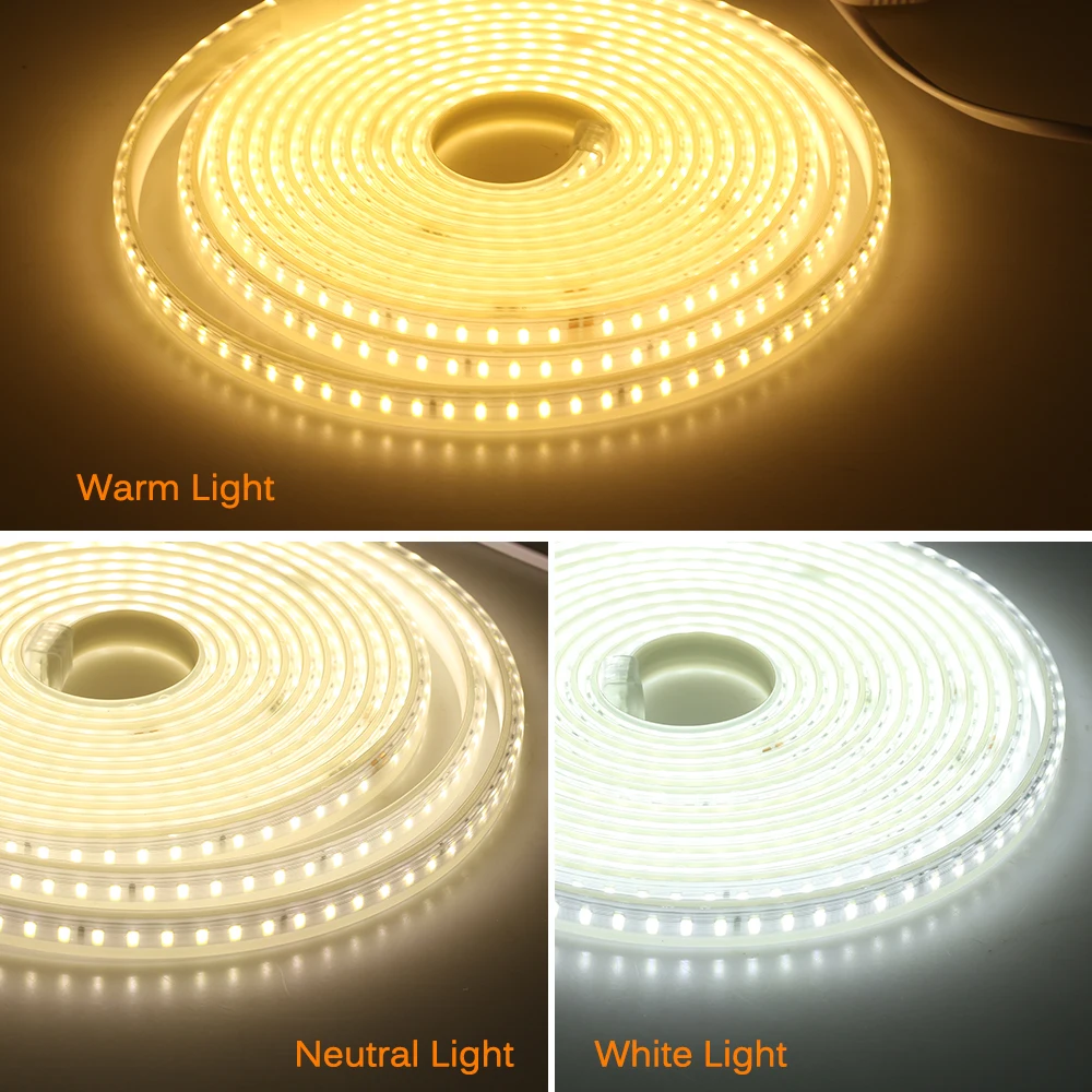 High Brightness 220V 120leds/m LED Strip Soft Lighting Not Dazzling Flexible LED Light Safety Waterproof Outdoor Use LED Strip
High Brightness 220V 120leds/m LED Strip Soft Lighting Not Dazzling Flexible LED Light Safety Waterproof Outdoor Use LED Strip