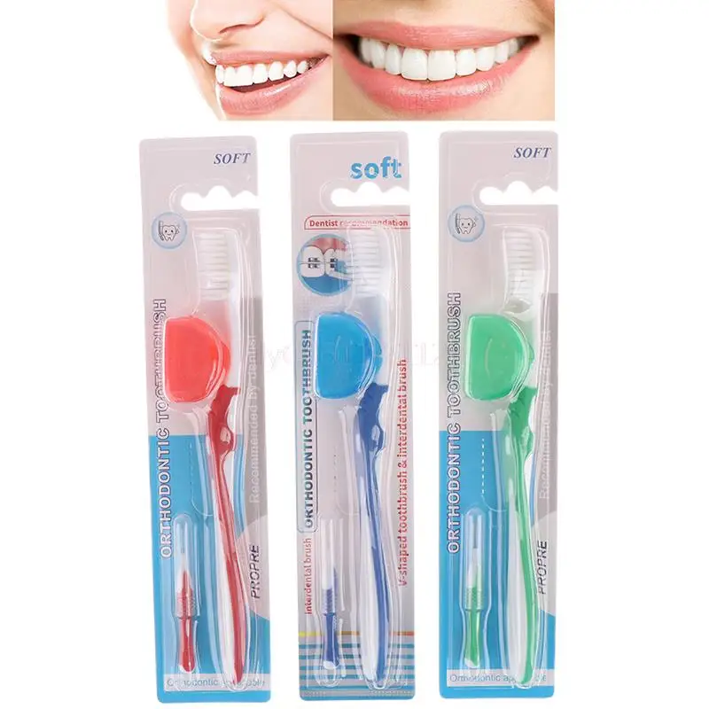 V Orthodontic Toothbrush Soft Bristle Orthodontia Teeth Brush Brace Toothbrush
V Orthodontic Toothbrush Soft Bristle Orthodontia Teeth Brush Brace Toothbrush