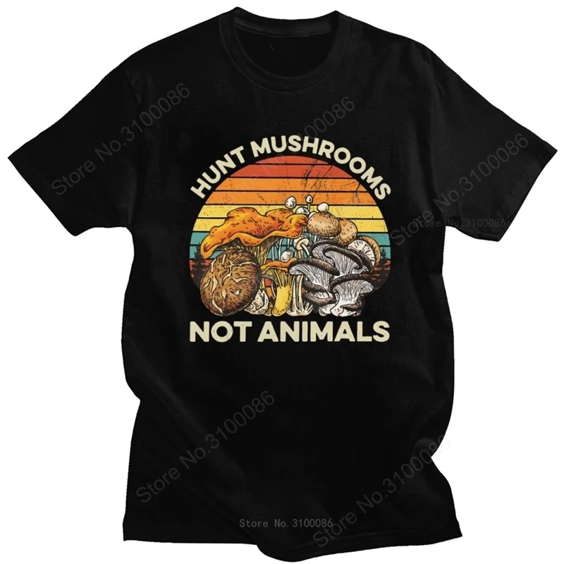 Vintage Hunt Mushrooms Not Animals Tshirt for Men Short Sleeve Graphic Cotton T-shirt Fungi Psychedelic Hallucinations T Shirt
Vintage Hunt Mushrooms Not Animals Tshirt for Men Short Sleeve Graphic Cotton T-shirt Fungi Psychedelic Hallucinations T Shirt