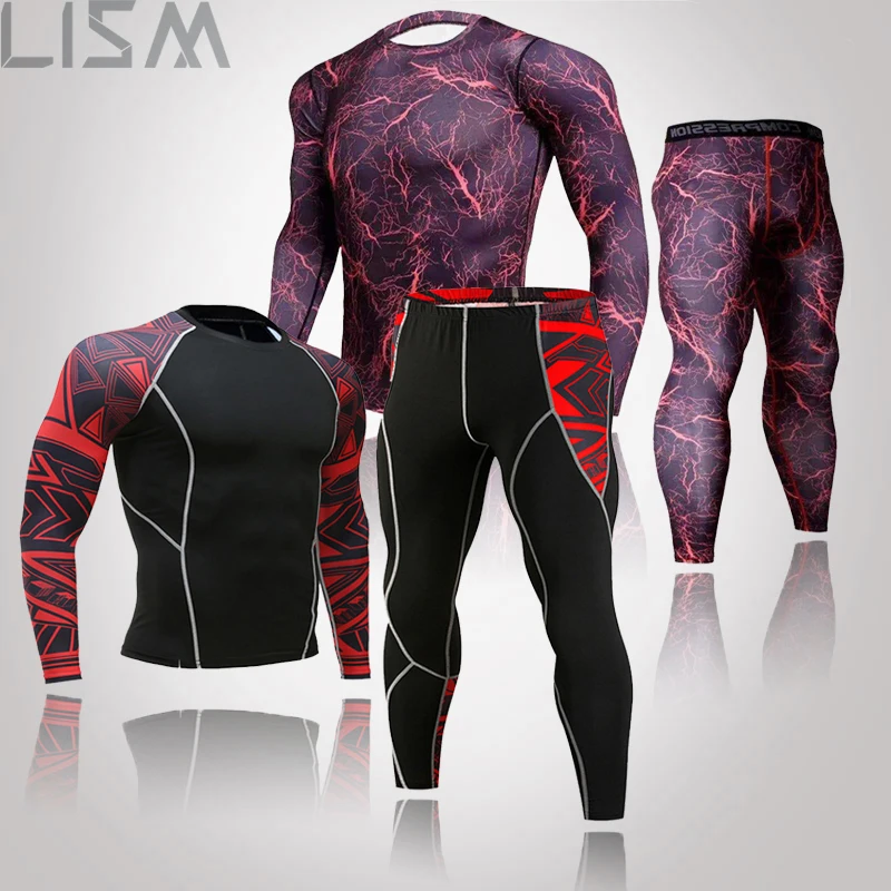 Men's Long Underwear Shirt Full Speed Dry MMA Compression Suit Jogging Suit Rash Protective Suit Gym Suit Men's Fitness Workout
Men's Long Underwear Shirt Full Speed Dry MMA Compression Suit Jogging Suit Rash Protective Suit Gym Suit Men's Fitness Workout
