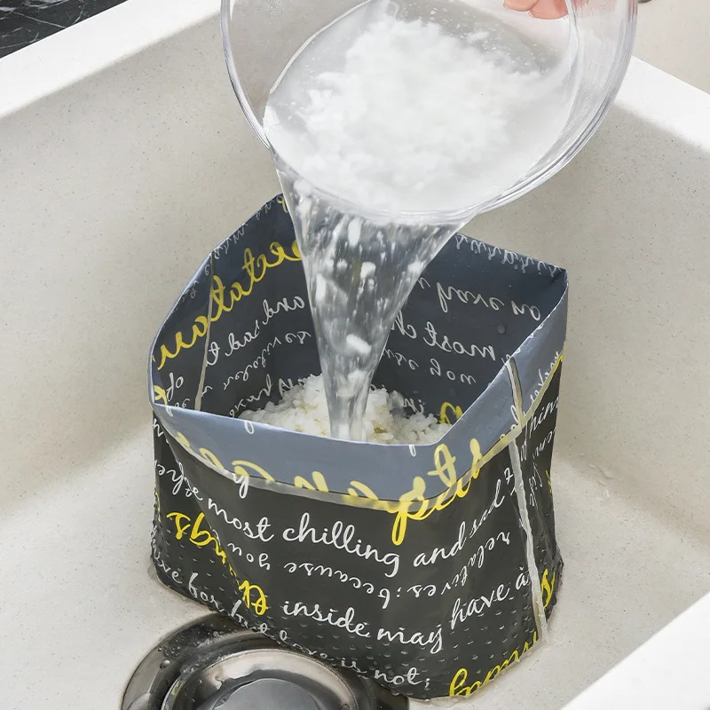 Kitchen Dry And Wet Separation Garbage Bag Free-standing Sink Filtering Water Bag Food Residue Filter Portable
Kitchen Dry And Wet Separation Garbage Bag Free-standing Sink Filtering Water Bag Food Residue Filter Portable