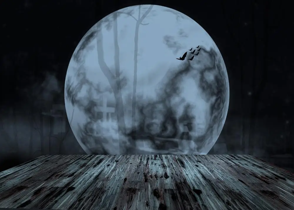 Halloween Photography Backdrop Moon Night Forest Scary Vinyl Photo Background Retro Wood Floor Costume Party Studio Props
Halloween Photography Backdrop Moon Night Forest Scary Vinyl Photo Background Retro Wood Floor Costume Party Studio Props