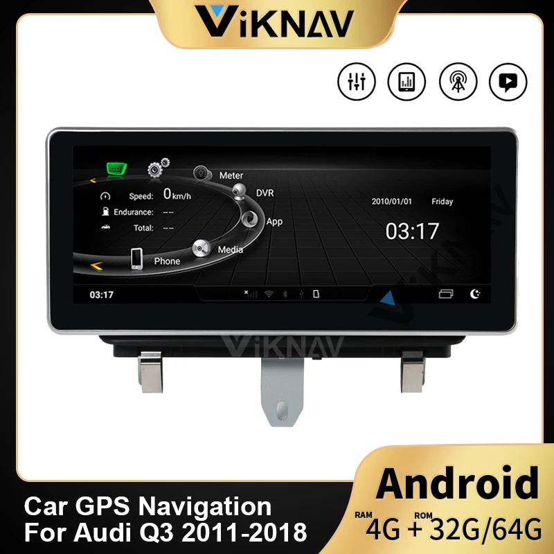 For-AUDI Q3 2011-2018 3G 10.25 inch car GPS navigation multimedia player head unit tape recorder
For-AUDI Q3 2011-2018 3G 10.25 inch car GPS navigation multimedia player head unit tape recorder