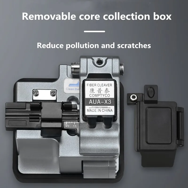 AUA-X3 high-precision optical fiber cleaver replaces imported cleaver and cable fusion splicer cutter 
AUA-X3 high-precision optical fiber cleaver replaces imported cleaver and cable fusion splicer cutter