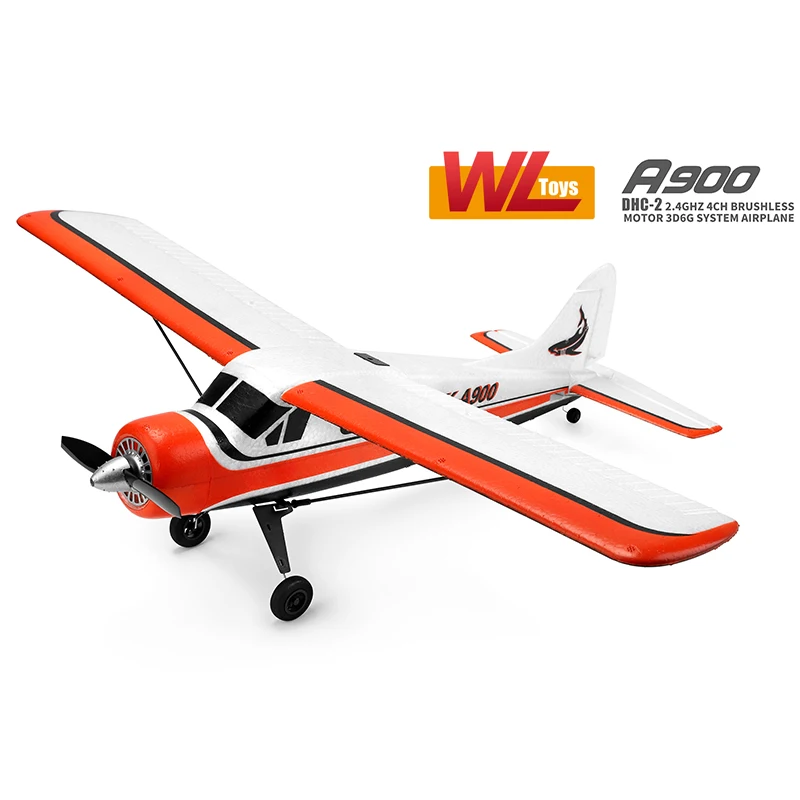 

Wltoys XK DHC-2 A900 Upgrade A600 RC Plane RTF 2.4G Brushless Motor 3D/6G Compatible FUTABA S-FHSS Aircraft RC Glider