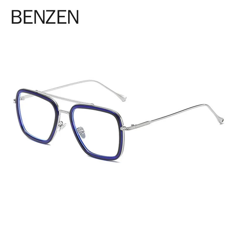 BENZEN Rectangle Glasses Frame Women Men Fahion Transparent Glass Clear Optical Eyeglasses For Male New 5183 | Аксессуары для