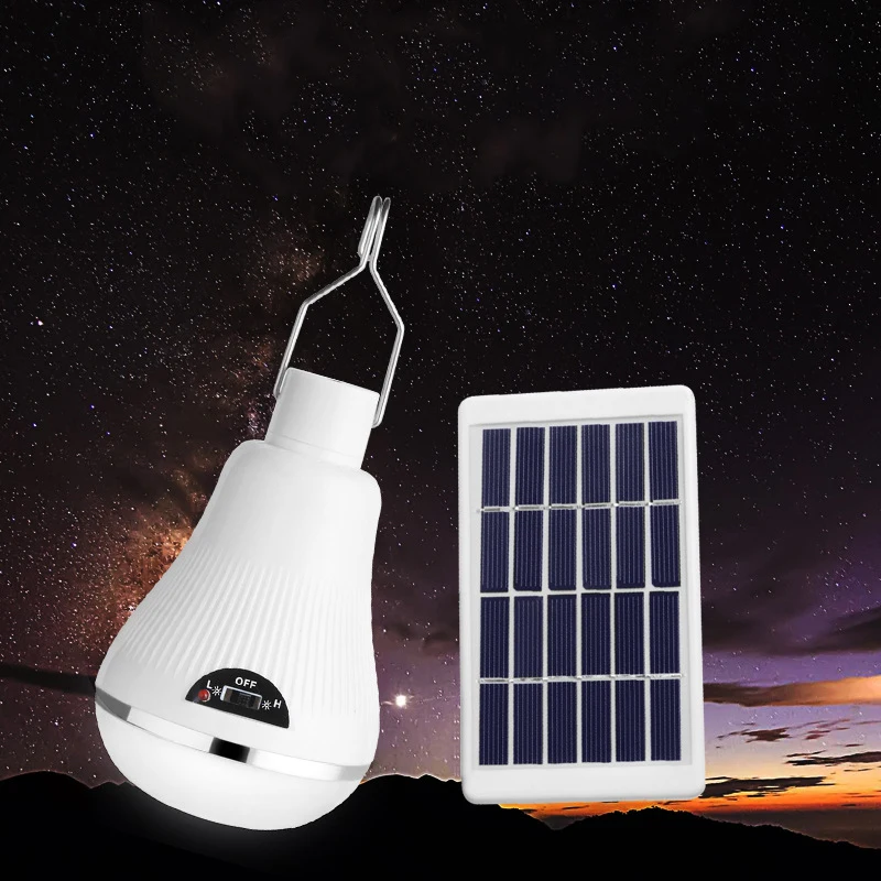 20 LED Solar Bulb Outdoor Waterproof Portable Hanging Light Spotlight Camping Garden Lamp | Лампы и освещение