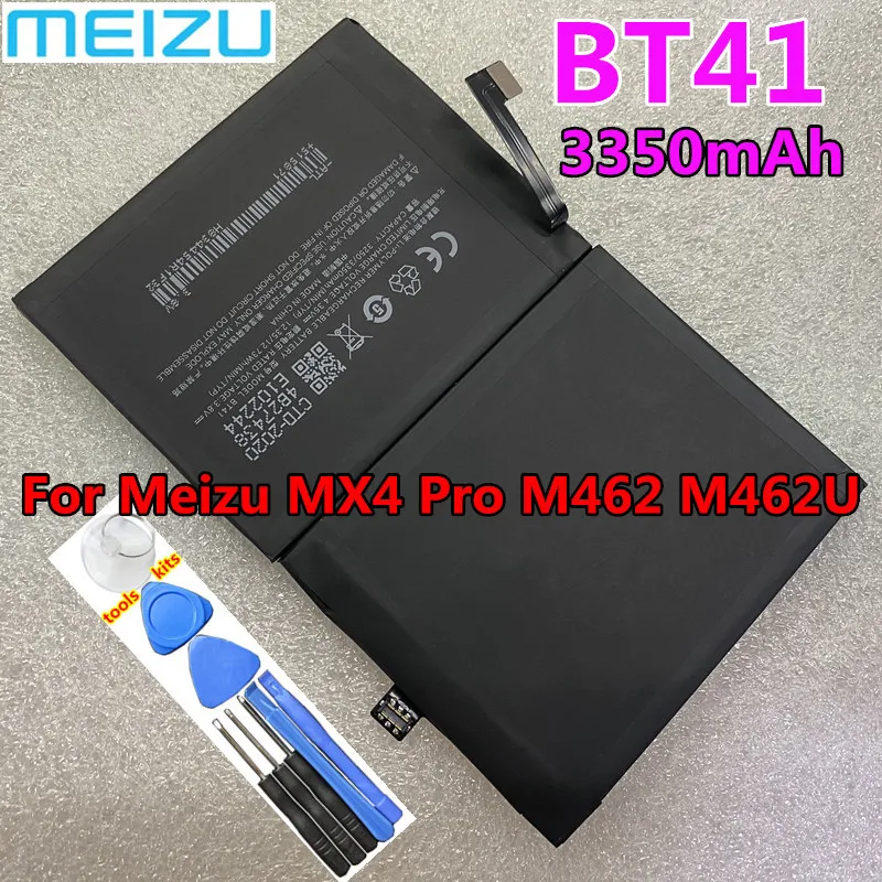 Meizu High Quality 100% Original Battery 3350mAh BT41 For Meizu MX4 Pro M462 M462U Cell Phone Batteries
Meizu High Quality 100% Original Battery 3350mAh BT41 For Meizu MX4 Pro M462 M462U Cell Phone Batteries