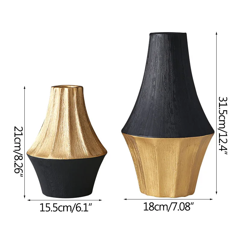 Living Room Decoration Ornaments Hand-drawing Vase Home Decor Crafts Flower Arrangement Ceramic Vases Bookcase Decorations Porps
Living Room Decoration Ornaments Hand-drawing Vase Home Decor Crafts Flower Arrangement Ceramic Vases Bookcase Decorations Porps