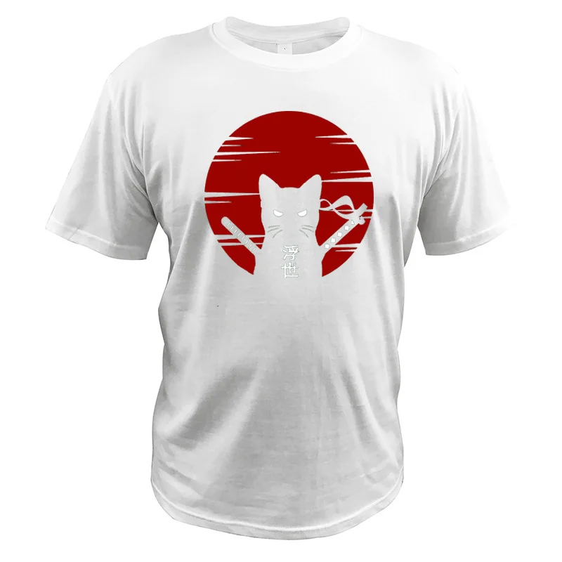 Dark Style Samurai Cat Tshirt Japan Style Ukiyoe Culture Original Design Digital Print 100% Cotton Tops Tee
Dark Style Samurai Cat Tshirt Japan Style Ukiyoe Culture Original Design Digital Print 100% Cotton Tops Tee