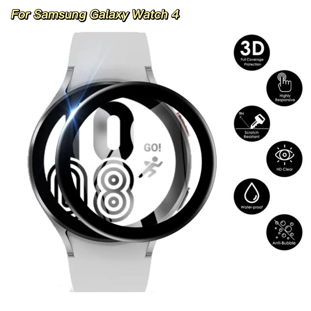 Tempered Glass For Samsung Galaxy Watch 4 40mm 44mm Watch4 Classic Accessorie HD Clear Hydraulic Film Screen Protector
Tempered Glass For Samsung Galaxy Watch 4 40mm 44mm Watch4 Classic Accessorie HD Clear Hydraulic Film Screen Protector