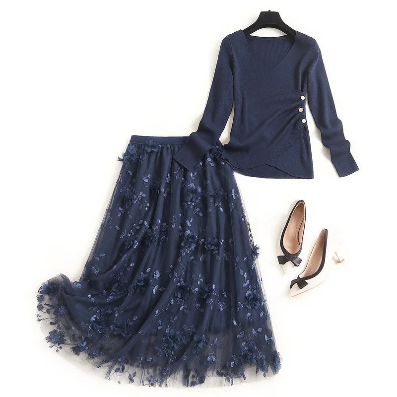 2021 Fashion New Autumn Women Long Sleeve Pullover Knitted Top and Skirt 2 Piece Matching Set Outfit
2021 Fashion New Autumn Women Long Sleeve Pullover Knitted Top and Skirt 2 Piece Matching Set Outfit