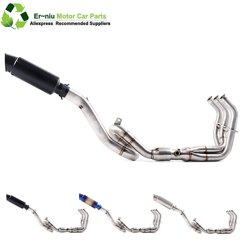 Full System Exhaust For Yamaha MT09 FZ09 2013-2018 MT09 SP 2017-2020 Tracer 900 2014-2020 Motorcycle Exhaust Muffler Middle Pipe
Full System Exhaust For Yamaha MT09 FZ09 2013-2018 MT09 SP 2017-2020 Tracer 900 2014-2020 Motorcycle Exhaust Muffler Middle Pipe