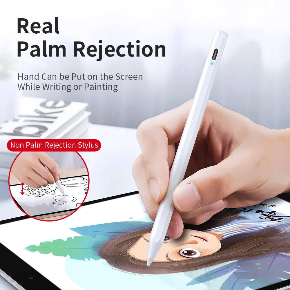 For Stylus Pen Apple Pencil 1 2 For iPad Pro 2020 9.7 2018 Air 3 4 Mini 5 For iPad Pencil with Palm Rejection Pen Small pen line
For Stylus Pen Apple Pencil 1 2 For iPad Pro 2020 9.7 2018 Air 3 4 Mini 5 For iPad Pencil with Palm Rejection Pen Small pen line