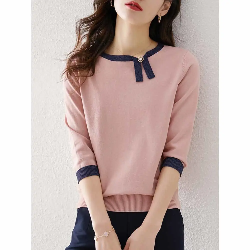 Spring 2021 New bump asymmetrical women's knitted sweater temperament seven-sleeve 100-sleeve knitwear autumn
Spring 2021 New bump asymmetrical women's knitted sweater temperament seven-sleeve 100-sleeve knitwear autumn