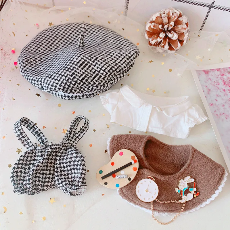 5 pcs/set Doll baby Clothes For Plush 20cm Doll Clothes Stray Kids Stuffed Animal Plushie Kawaii Suit Overalls
5 pcs/set Doll baby Clothes For Plush 20cm Doll Clothes Stray Kids Stuffed Animal Plushie Kawaii Suit Overalls
