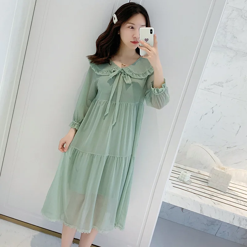 New Mesh Long Sleeve Pajamas Spring, Summer, Autumn Women's Tank pajamas for women pijama mujer
New Mesh Long Sleeve Pajamas Spring, Summer, Autumn Women's Tank pajamas for women pijama mujer