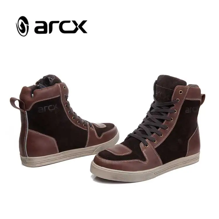 ARCX Motorcycle Boots Waterproof Cow Leather Moto Riding Boots Men Road Street Casual Shoes Motocross Breathable Boots L60628
ARCX Motorcycle Boots Waterproof Cow Leather Moto Riding Boots Men Road Street Casual Shoes Motocross Breathable Boots L60628
