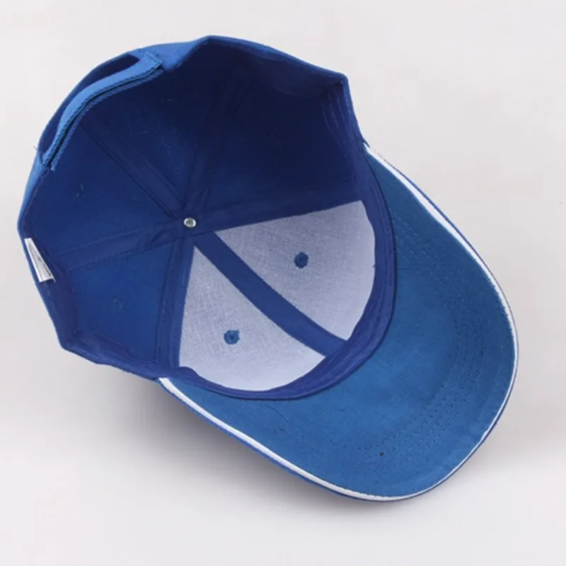 Бейсболка мужская с логотипом на заказ однотонная хлопковая кепка застежкой