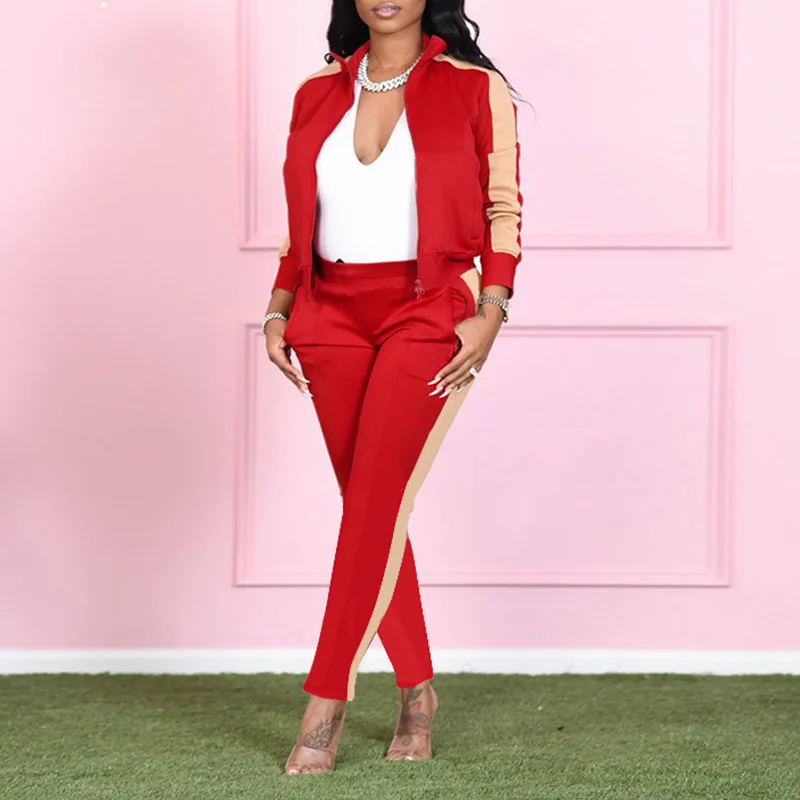Oversize Autumn Women Casual Two Piece Fashion Plus Size Suit Sets Long Sleeve Zipper Pocket Design Coat & High Waist Pants Set
Oversize Autumn Women Casual Two Piece Fashion Plus Size Suit Sets Long Sleeve Zipper Pocket Design Coat & High Waist Pants Set