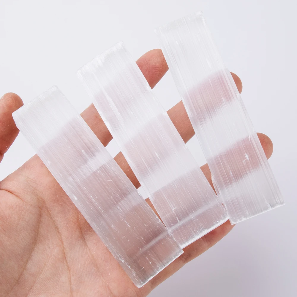 Sporadic 50-70g Natural Stones Selenite Sticks Wands Energy Raw Stones Selenite Quartz Crystal for Collection Home Decoration
Sporadic 50-70g Natural Stones Selenite Sticks Wands Energy Raw Stones Selenite Quartz Crystal for Collection Home Decoration