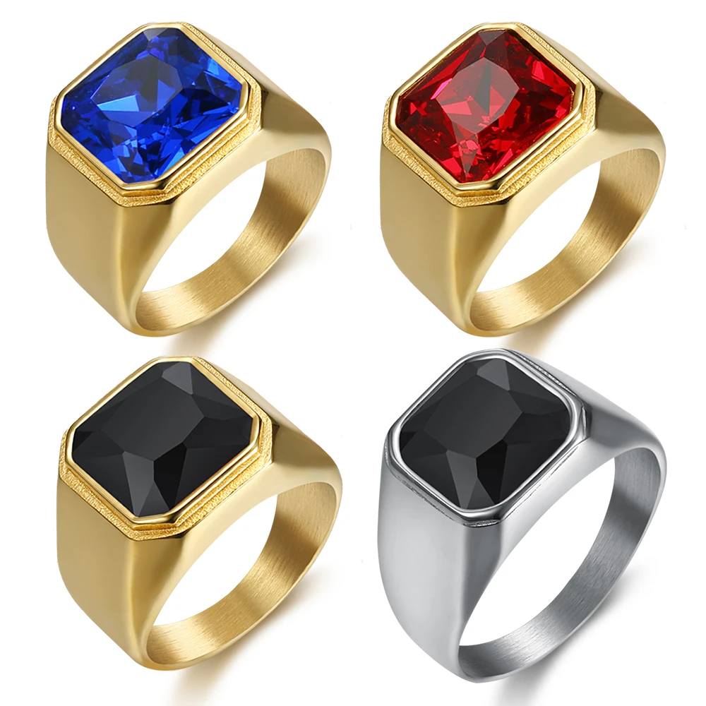 CFBulongs High Quality Punk Style Rings For Men Black Stone High Polished Stainless Steel Men's Jewelry Steel Color Gold
CFBulongs High Quality Punk Style Rings For Men Black Stone High Polished Stainless Steel Men's Jewelry Steel Color Gold