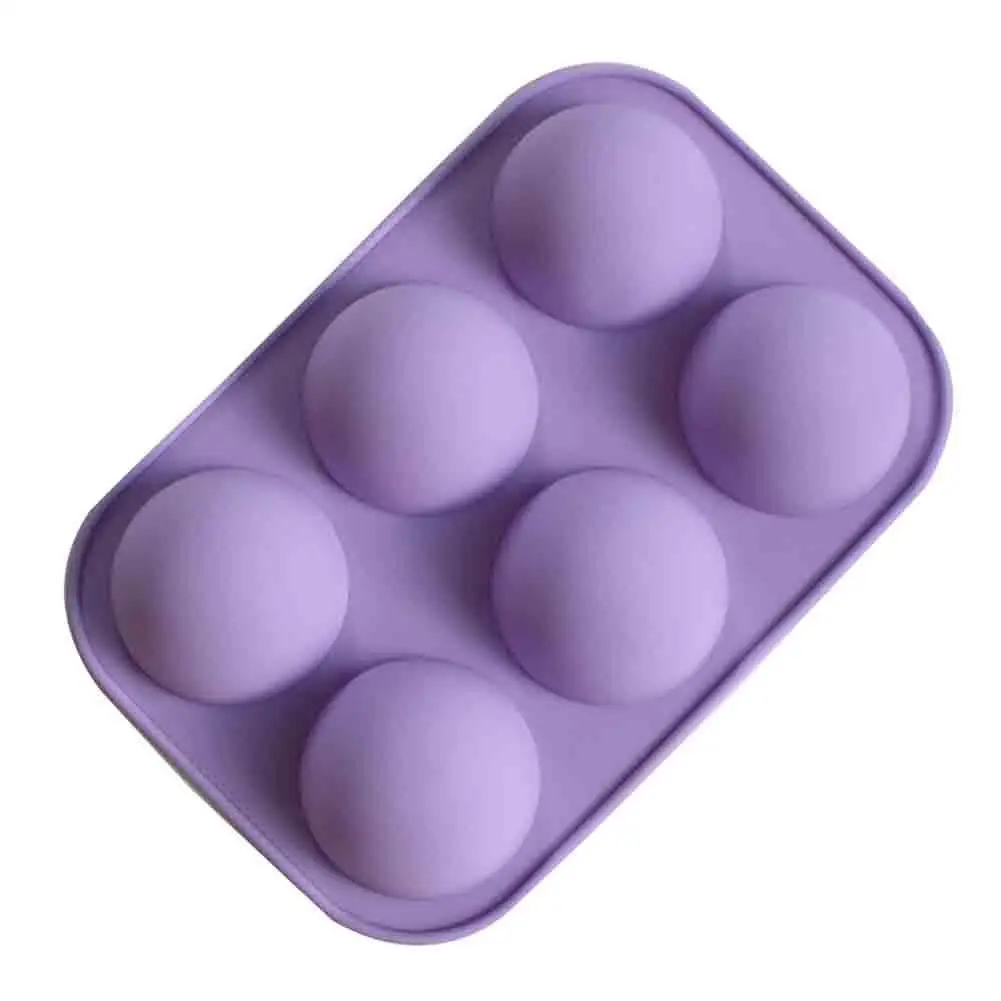 6 Holes Silicone Baking Mold 3D Half Ball Sphere Mold Cupcake Soap Mold Cake Chocolate DIY Silicone Pudding Die E7H9
6 Holes Silicone Baking Mold 3D Half Ball Sphere Mold Cupcake Soap Mold Cake Chocolate DIY Silicone Pudding Die E7H9