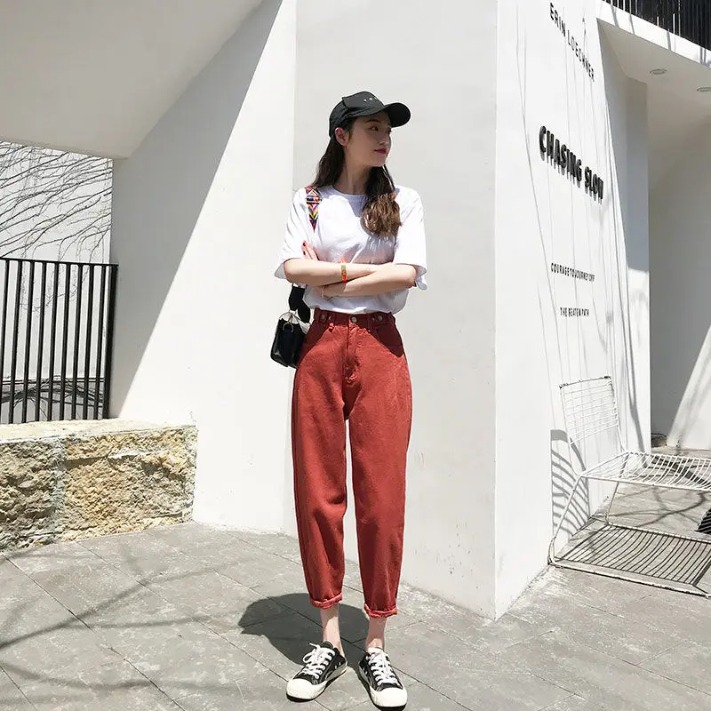 HStar White Women Jeans Pants Spring 2020 Black Jeans For Women Loose Harem Jeans Denim Pants Trousers Summer Women's Jeans
HStar White Women Jeans Pants Spring 2020 Black Jeans For Women Loose Harem Jeans Denim Pants Trousers Summer Women's Jeans