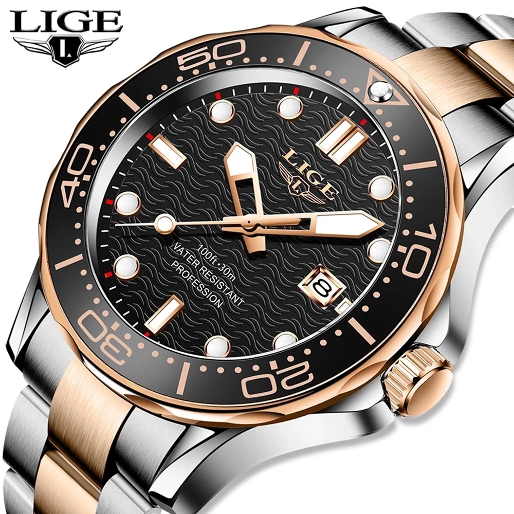 2021 LIGE Top Brand Luxury Watch For Men Stainless Steel Waterproof Clock Sport Watches Mens Quartz Wristwatch Relogio Masculino
2021 LIGE Top Brand Luxury Watch For Men Stainless Steel Waterproof Clock Sport Watches Mens Quartz Wristwatch Relogio Masculino
