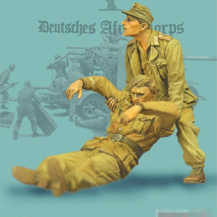1/35 Resin Model figure GK Soldier Rescue injured soldiers Military theme of WWII Unassembled and unpainted kit
1/35 Resin Model figure GK Soldier Rescue injured soldiers Military theme of WWII Unassembled and unpainted kit