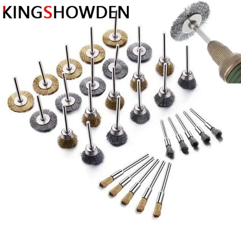 36 Pcs Steel Wire Wheel Brushes Polishing Drill Rotary Tools Grinder Welding Buffing Cups Drill Bit For Metal Rust Removal Brush
36 Pcs Steel Wire Wheel Brushes Polishing Drill Rotary Tools Grinder Welding Buffing Cups Drill Bit For Metal Rust Removal Brush