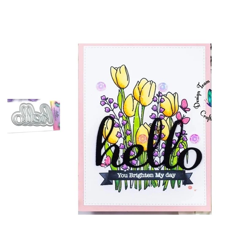 JC Metal Cutting Dies hello Letters Words Scrapbooking Craft Stencil Frame Background Handmade Card Model Template Decoration
JC Metal Cutting Dies hello Letters Words Scrapbooking Craft Stencil Frame Background Handmade Card Model Template Decoration
