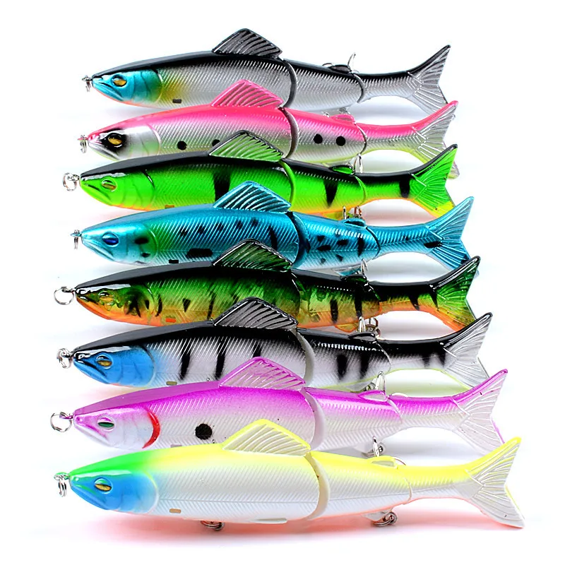 Luya bait multi section bionic bait 13cm/21g full swimming layer false bait hard bait sea beach fishing lure set fishing lures
Luya bait multi section bionic bait 13cm/21g full swimming layer false bait hard bait sea beach fishing lure set fishing lures