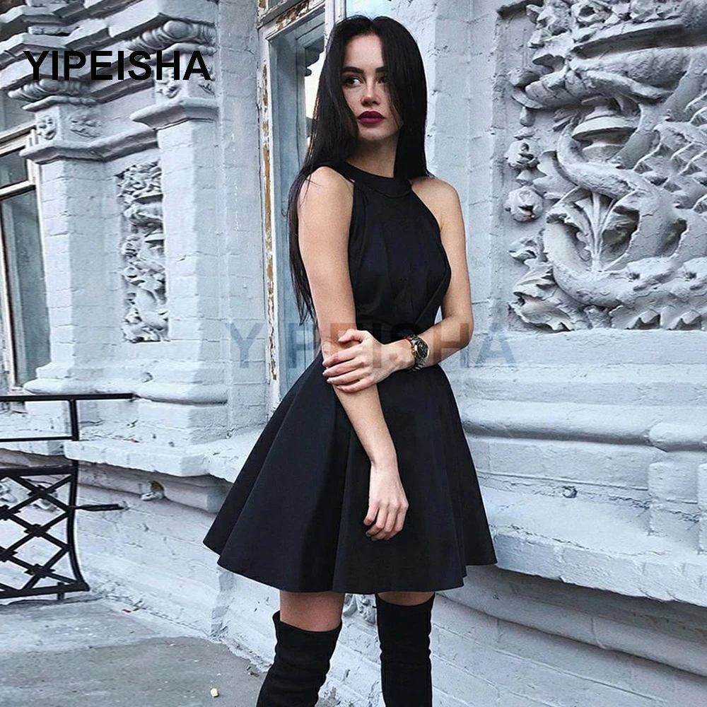 Простое летнее Черное мини-платье для коктейвечерние, а-силуэт, атласное платье с открытой спиной на выпускной, сексуальное Клубное платье ...
Простое летнее Черное мини-платье для коктейвечерние, а-силуэт, атласное платье с открытой спиной на выпускной, сексуальное Клубное платье ...