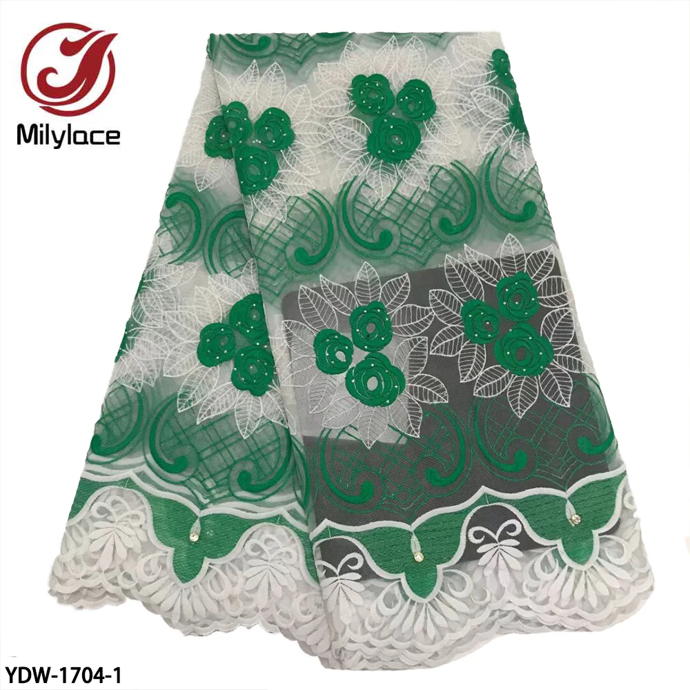 Hot Selling African Print Fabric French Tulle Lace Fabric with Rhinestones High Quality for African Dress Women YDW-1704
Hot Selling African Print Fabric French Tulle Lace Fabric with Rhinestones High Quality for African Dress Women YDW-1704