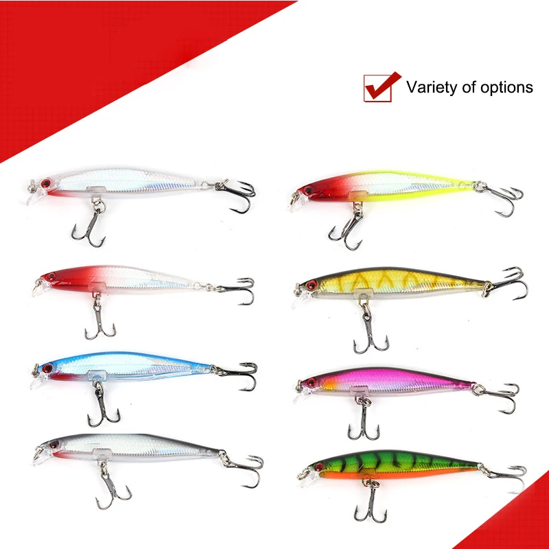 Приманка в виде гольяна с двойным крючком, 8,8 г/8 см
Приманка в виде гольяна с двойным крючком, 8,8 г/8 см